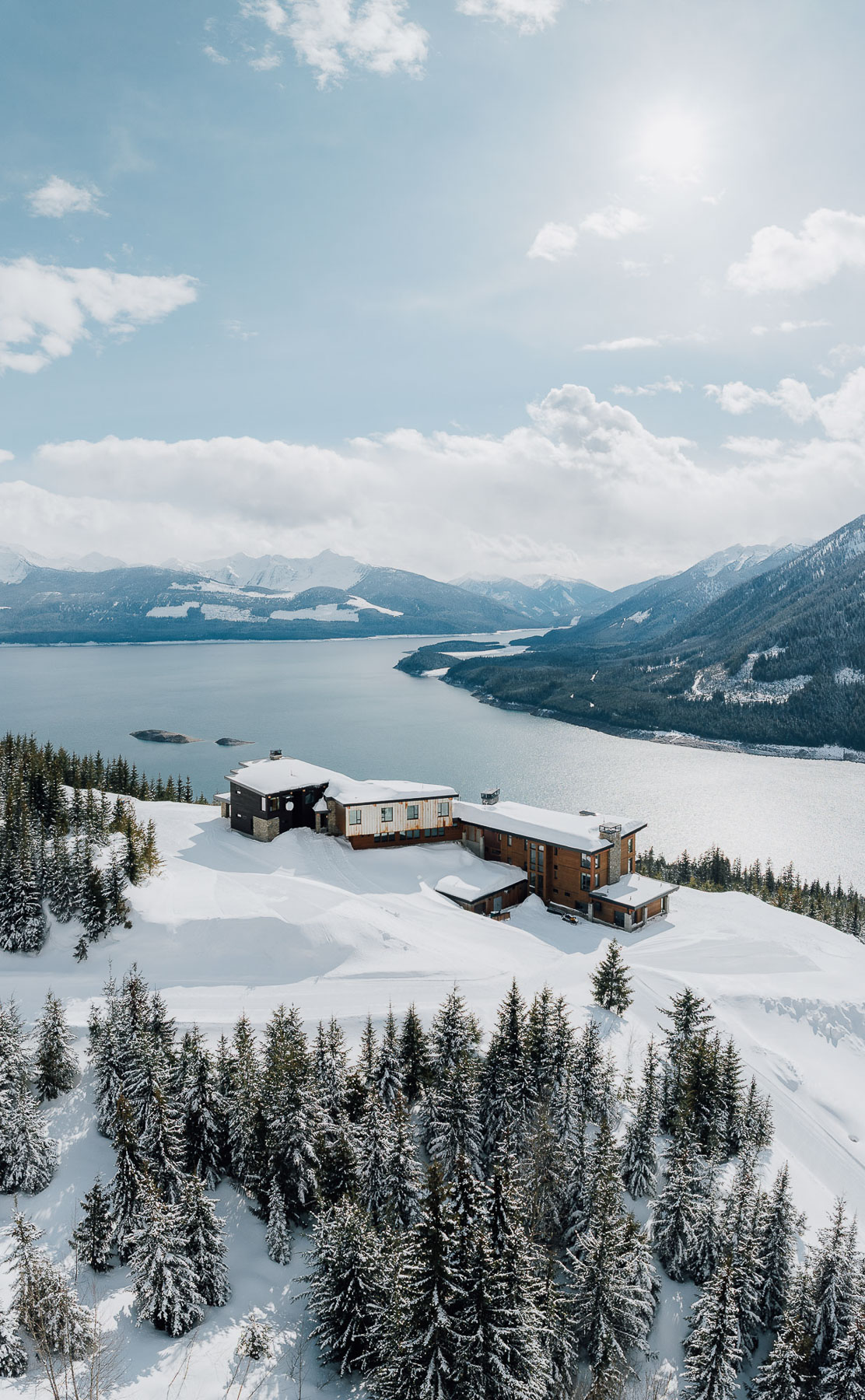 Mica Heli-Skiing lodge exterior