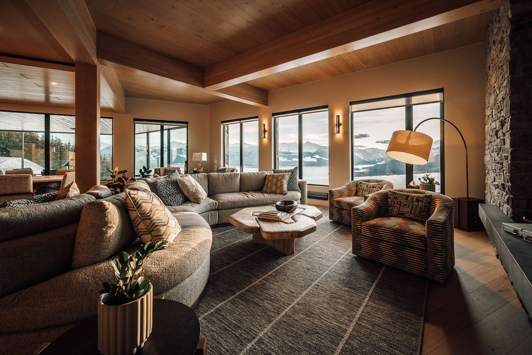 Mica Heli-Skiing lodge interior