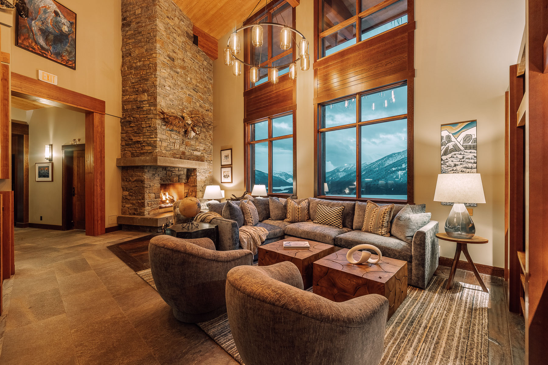 Mica Heli-Skiing lodge interior