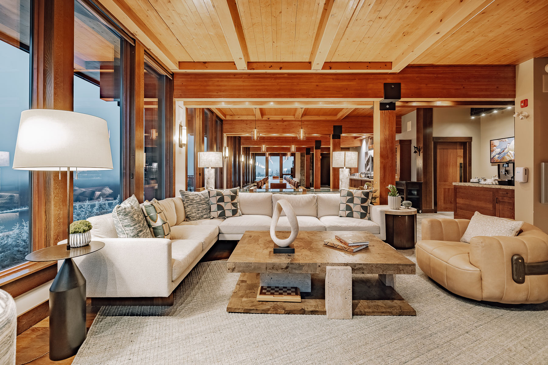Mica Heli-Skiing lodge interior