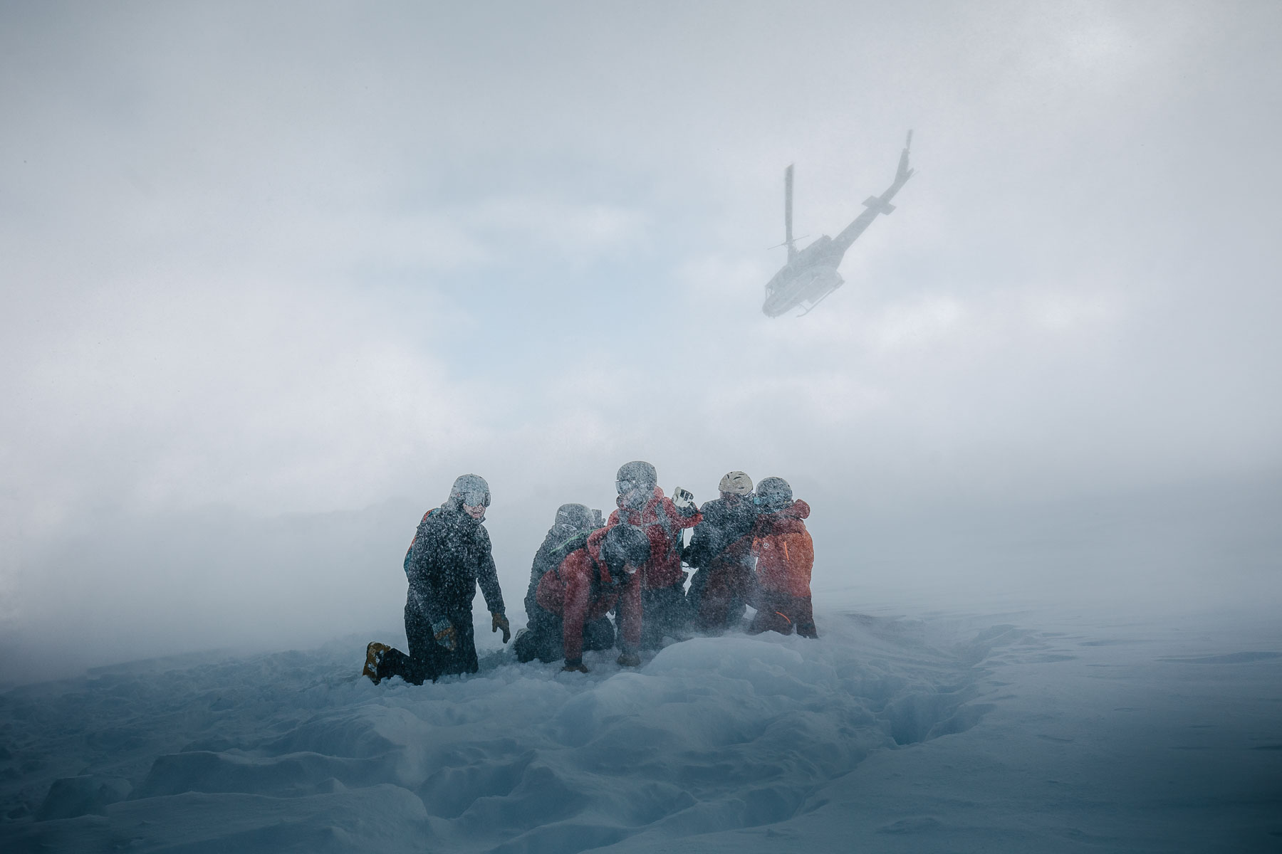 Powder skiing in Mica Heli-Skiing’s mountain terrain