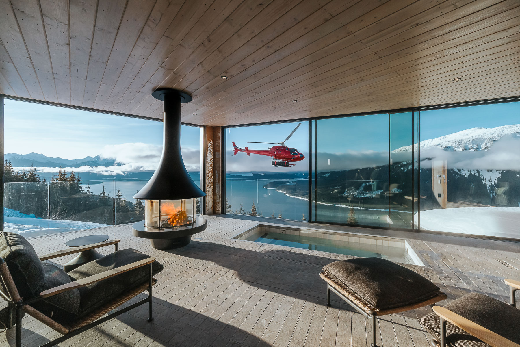 Mica Heli-Skiing lodge wellness and recovery