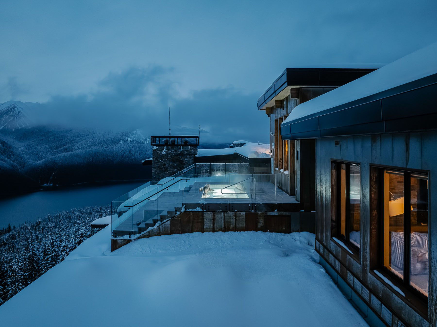 Mica Heli-Skiing lodge wellness and recovery