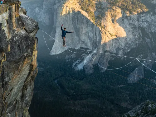 Justin Olsen on Adventure, Highlining and Living in an Adult Summer Camp