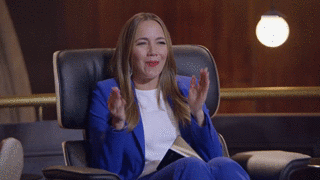 Un GIF de Andrea Arnau en Shark Tank