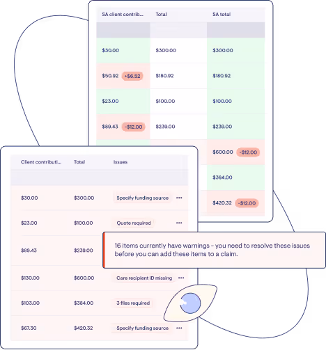 Lookout giving guidance around errors that may hinder claiming.