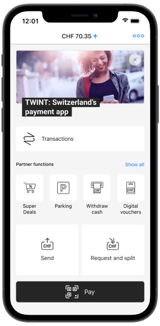 fintech software development for Twint
