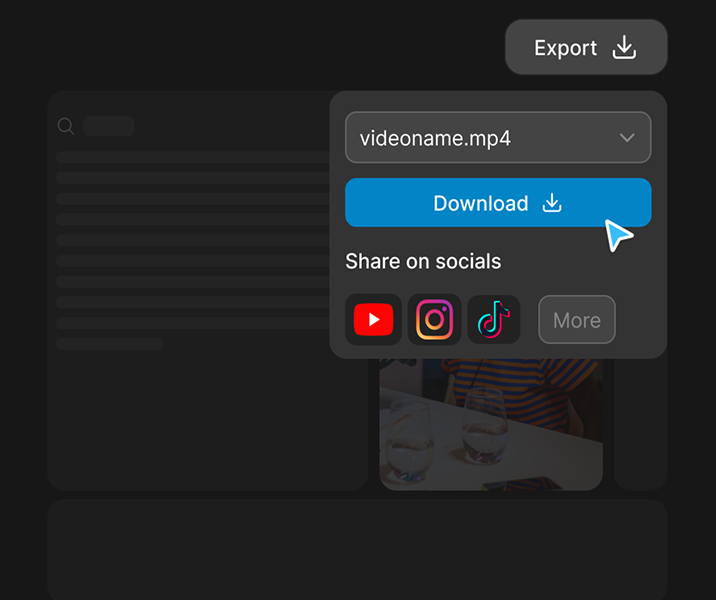 3. Download or share