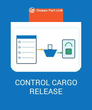 Illustrative shipping document and cargo-release control linking a bill or waybill to carrier release before arrival.