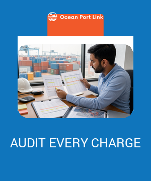 Importer auditing a freight invoice against the accepted quote and shipment documents.
