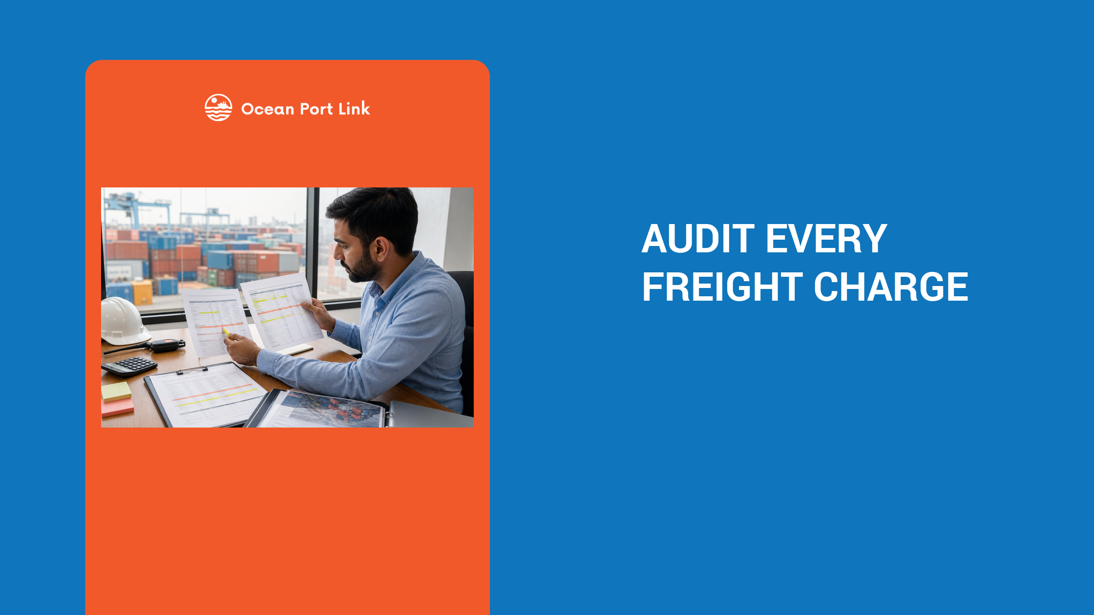Importer auditing a freight invoice against the accepted quote and shipment documents.