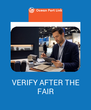 Buyer comparing Canton Fair supplier booth notes, product evidence and post-fair verification tasks.