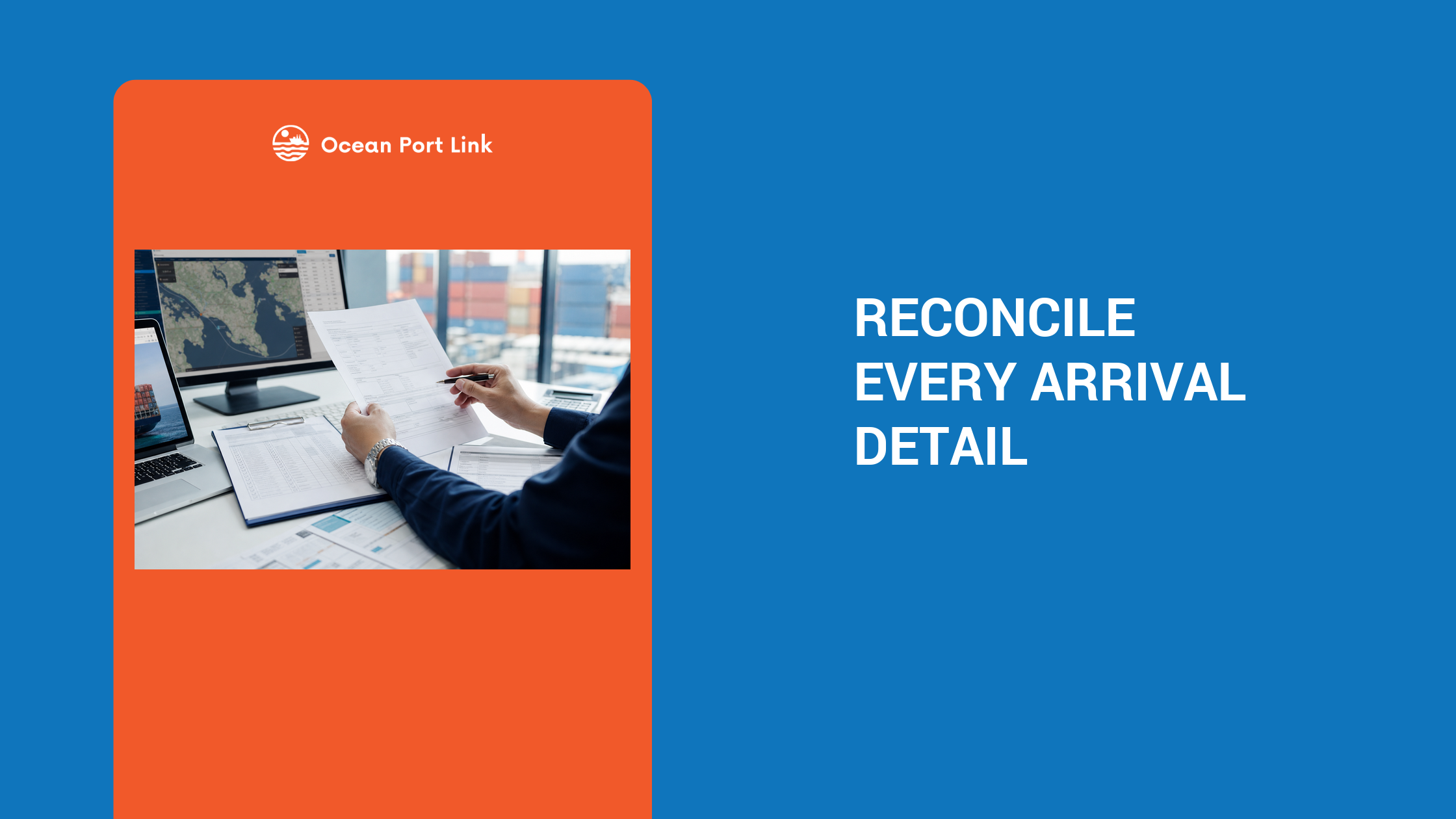 Australian importer reconciling a carrier arrival notice against bill references, container tracking, route details and charges.