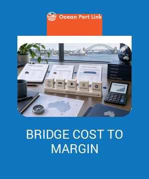 Australian importer reconciling supplier price, exchange rate, landed charges and saleable yield to SKU margin.