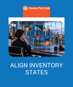 Inventory controller comparing SKU, location, status and cutoff fields across 3PL WMS, ERP and ecommerce reconciliation records.