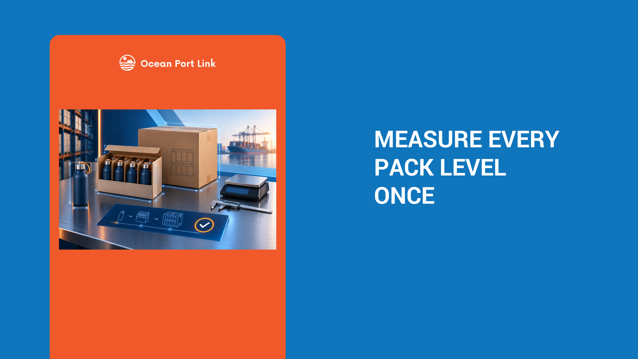 Australian importer comparing measured dimensions, gross weight and contained quantities for an each, inner pack and master case.