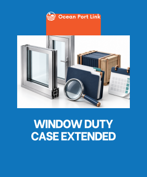 Aluminium window and door frames beside an Australian anti-dumping investigation file