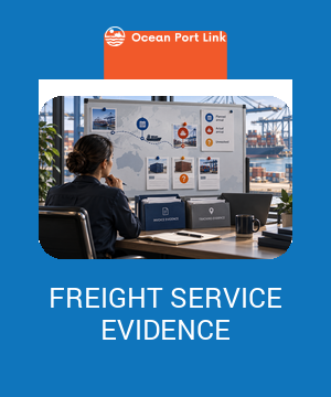 Illustration matching a forwarding job plan to actual arrival, unresolved tracking records and invoice evidence.