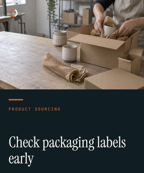 Australian importer matching packaging-component evidence and a PREP assessment to controlled Australasian Recycling Label artwork.