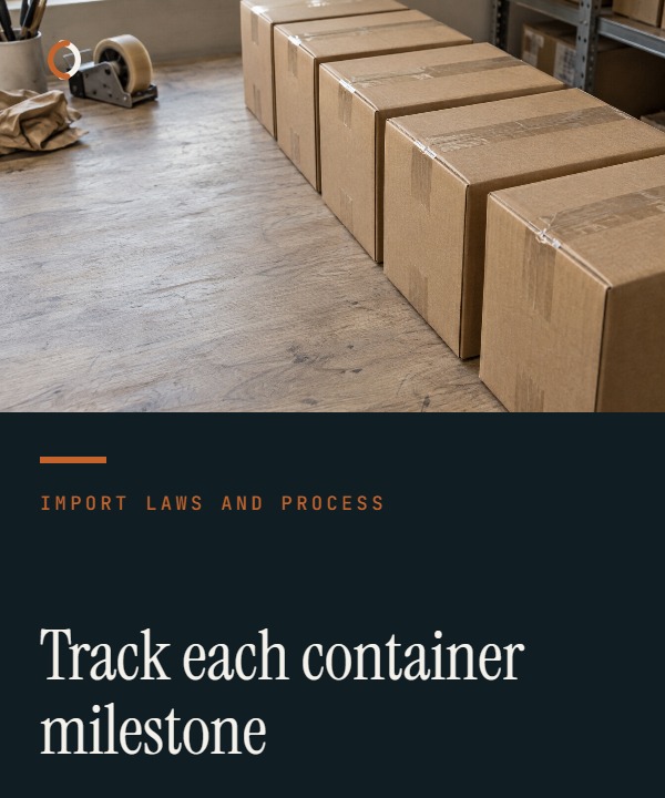 Logistics operator reviewing container milestones, vessel events and escalation owners on a shipment tracking board.