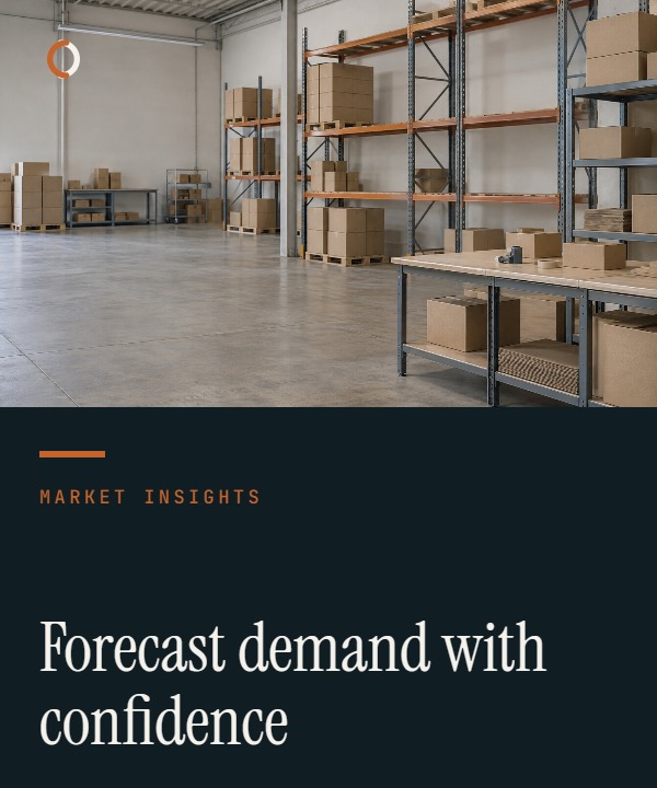 Inventory planner reviewing SKU demand history, stockout flags and forecast scenarios before placing an import order.