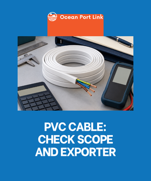 PVC flat electrical cable, blank compliance file and unmarked test equipment on an inspection bench