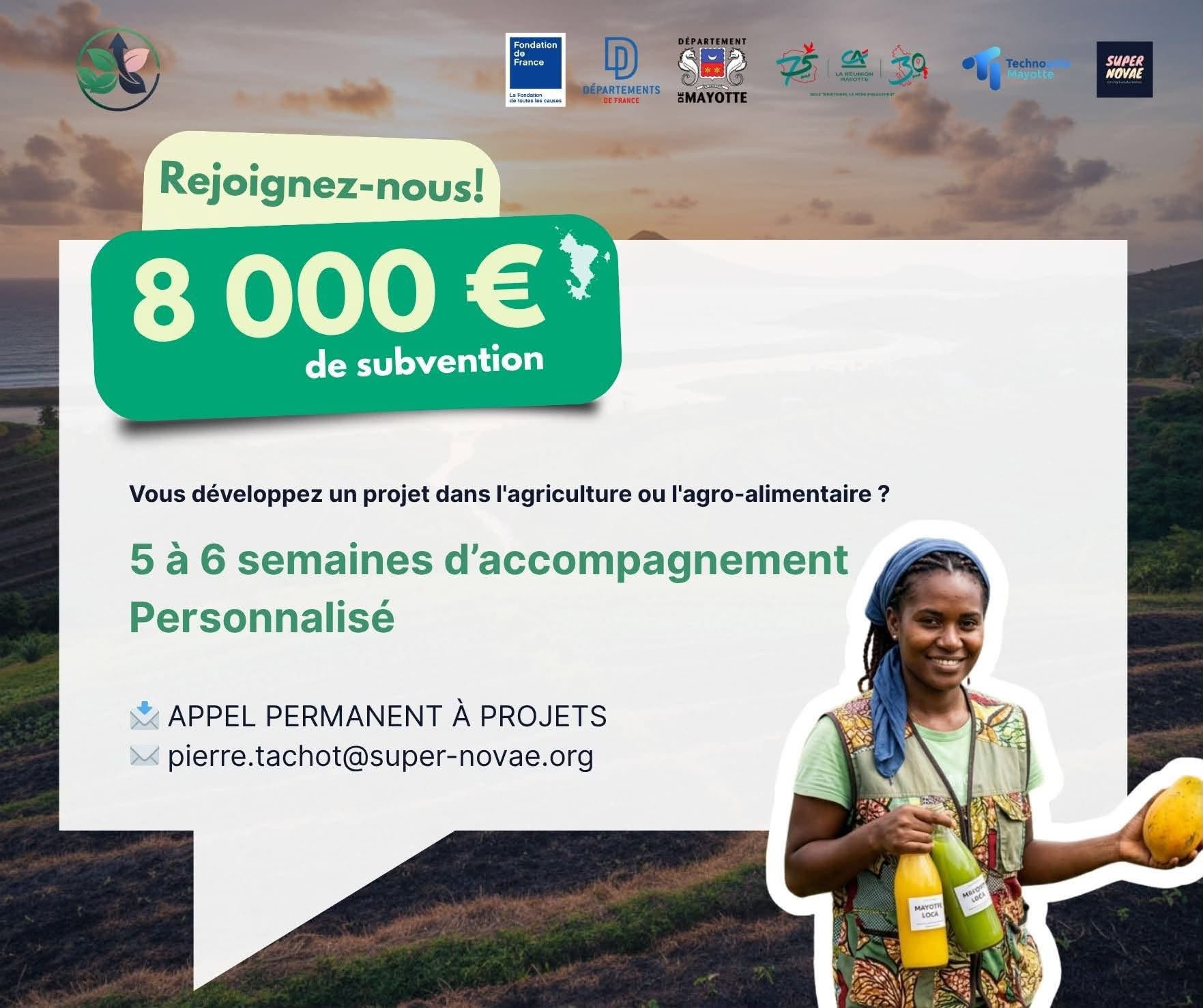 APPEL PERMANENT À PROJETS — EXCLUSIVEMENT À #MAYOTTE