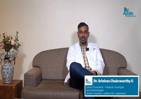 Dr. Srinivas, Senior Oncologist at Apollo Hospitals Hyderabad, shares insights on cancer care.