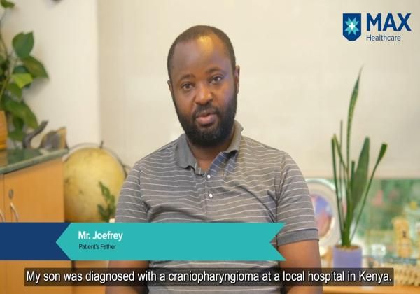 Child from Kenya recovers after complex craniopharyngioma surgery by Dr Arun Saroha at Max Hospital, Delhi