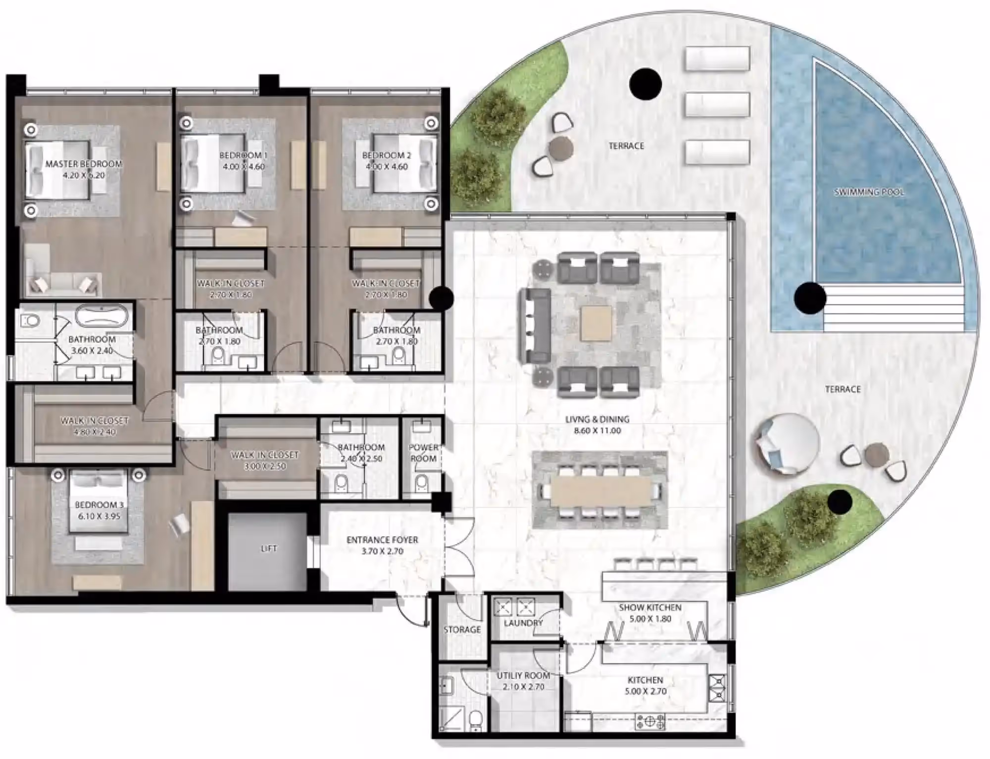 Cavalli Couture 4 Bedrooms