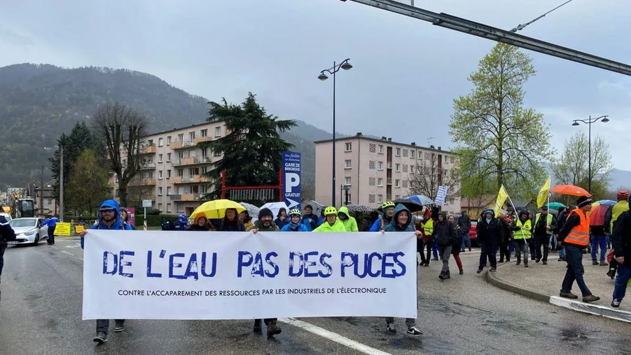 En Isère, l’industrie électronique va pomper l’équivalent de 16 méga-bassines par jour