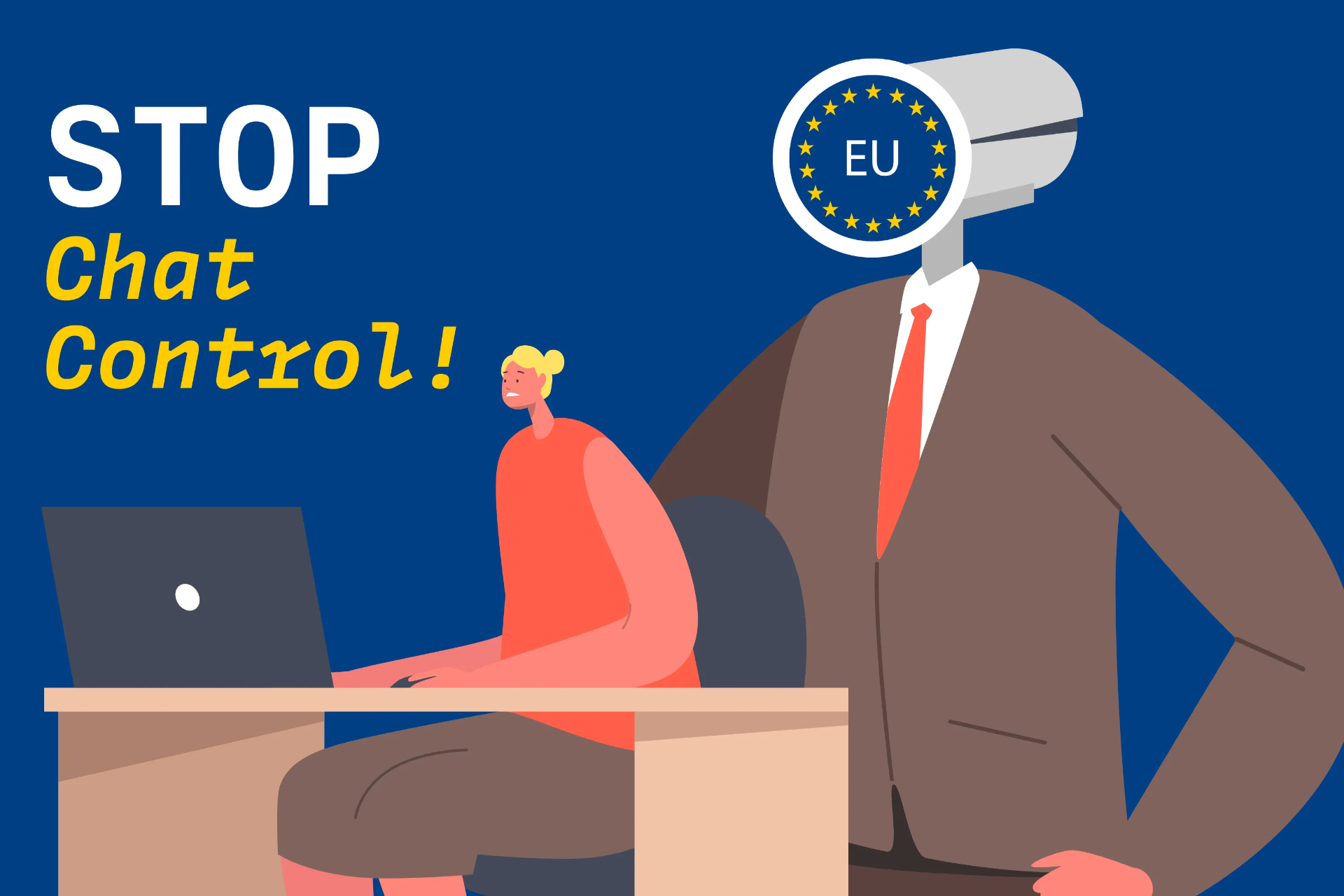 Retour de Chat Control: le combat pour la liberté doit sortir des écrans!