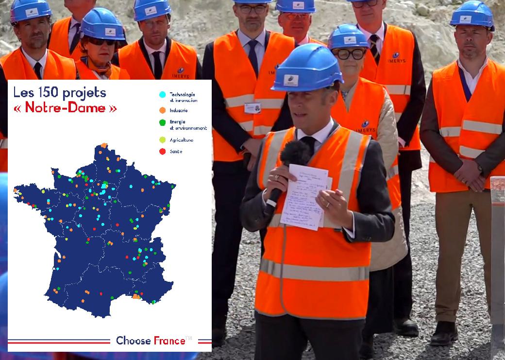 Macron entre souveraineté et recyclage : la folie des cathédrales industrielles