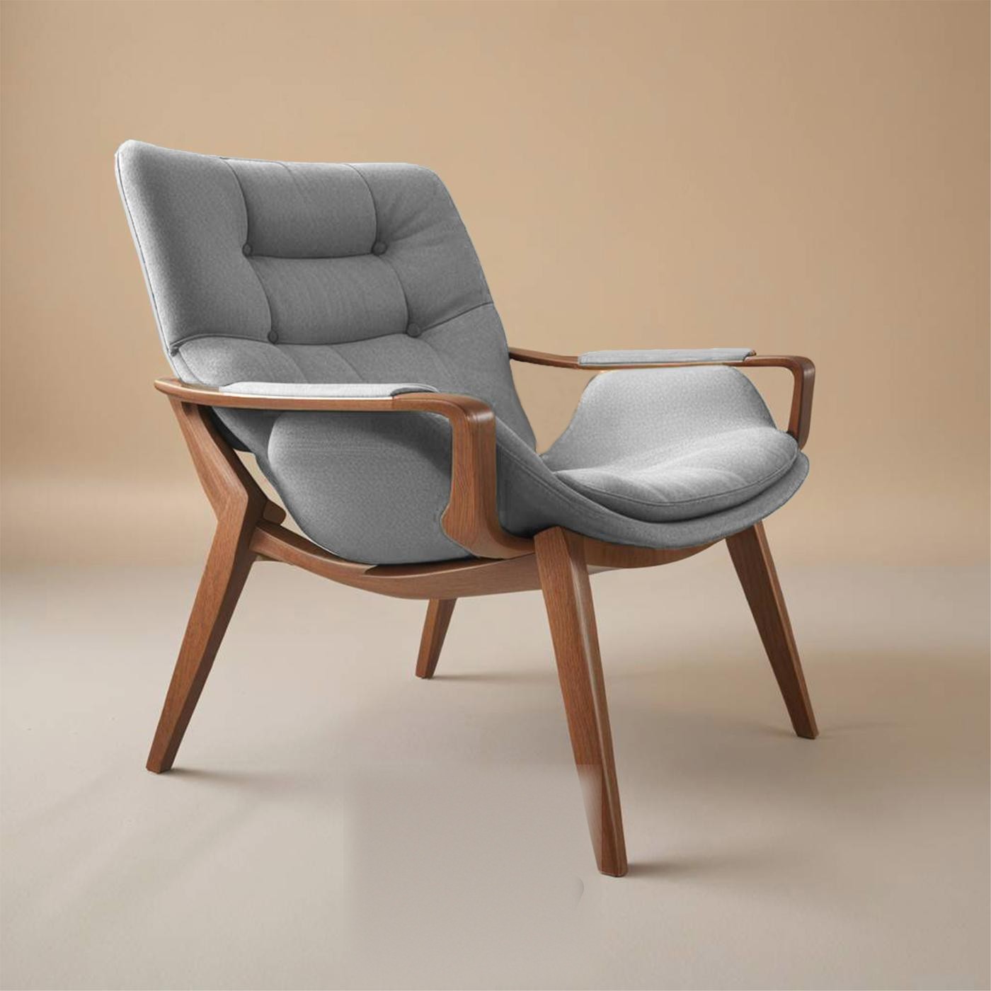Lounge chair, grey