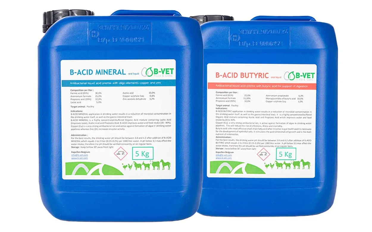 Water Acidifiers from B-VET