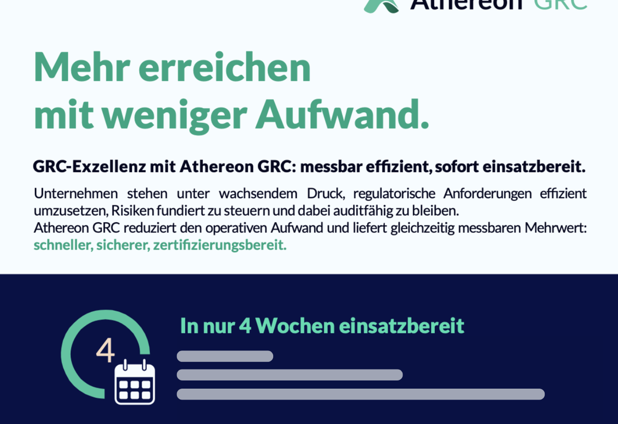 Mehr erreichen mit Athereon GRC