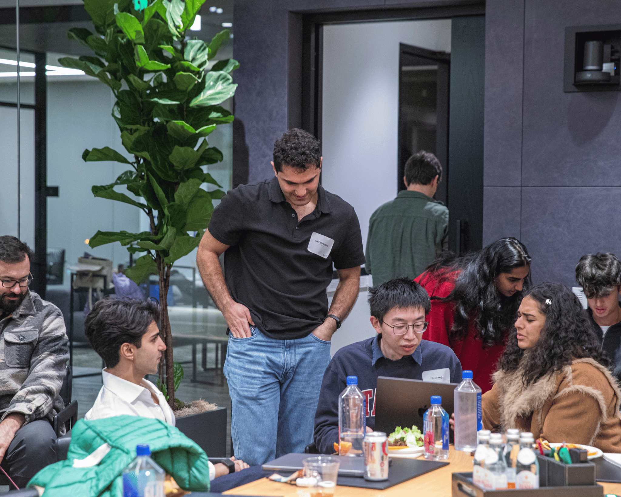 Seven teams took over the Accel Palo Alto office for the day, stopping only briefly for lunch and dinner. 