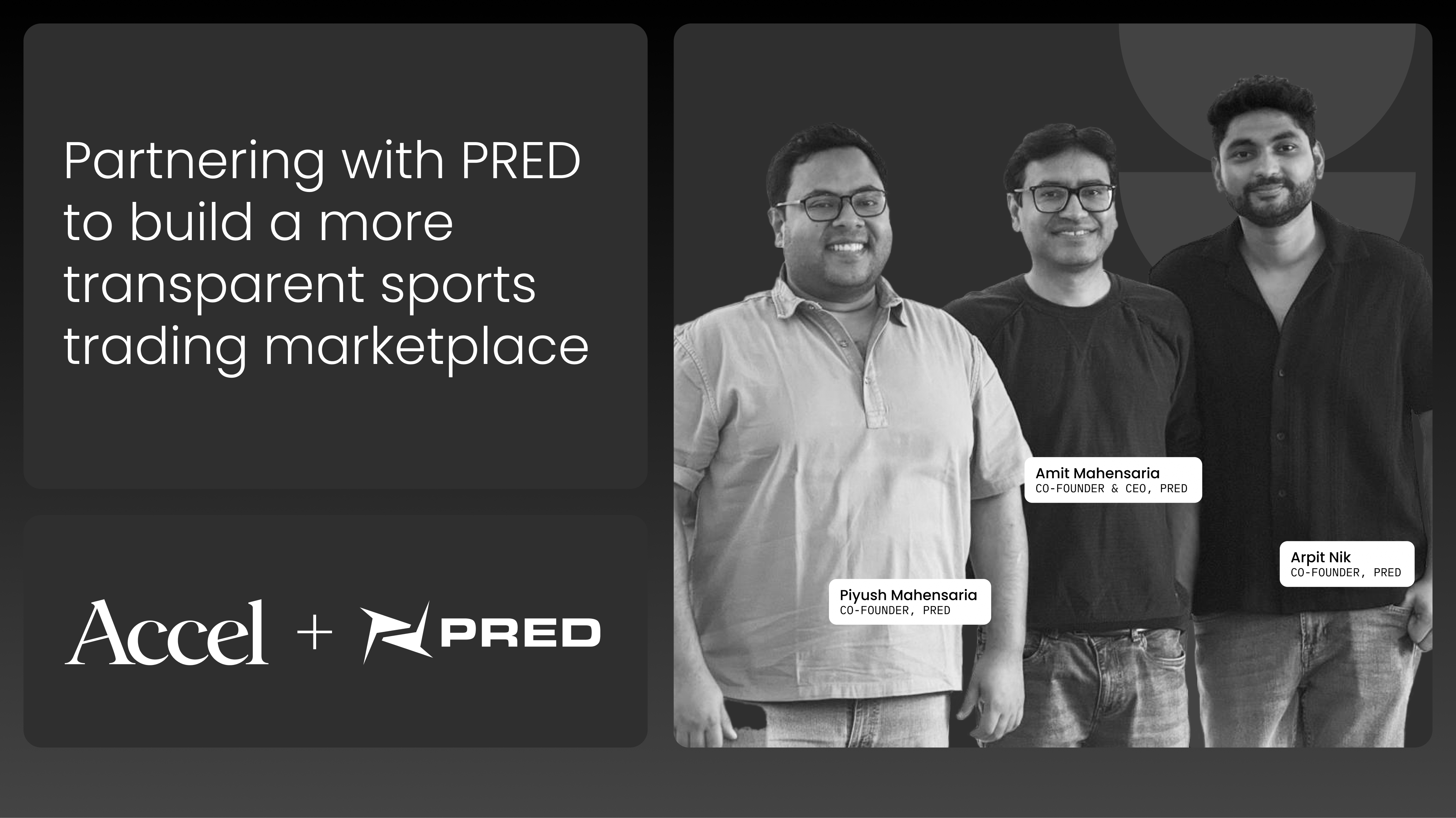 Partnering with PRED to build a more transparent sports trading marketplace 