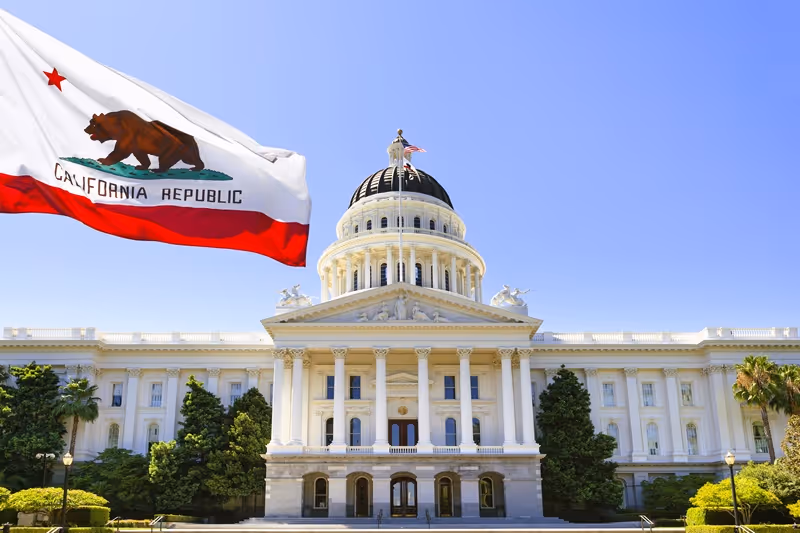California State Capitol building representing government oversight and regulation of automated decisionmaking technology by the CPPA