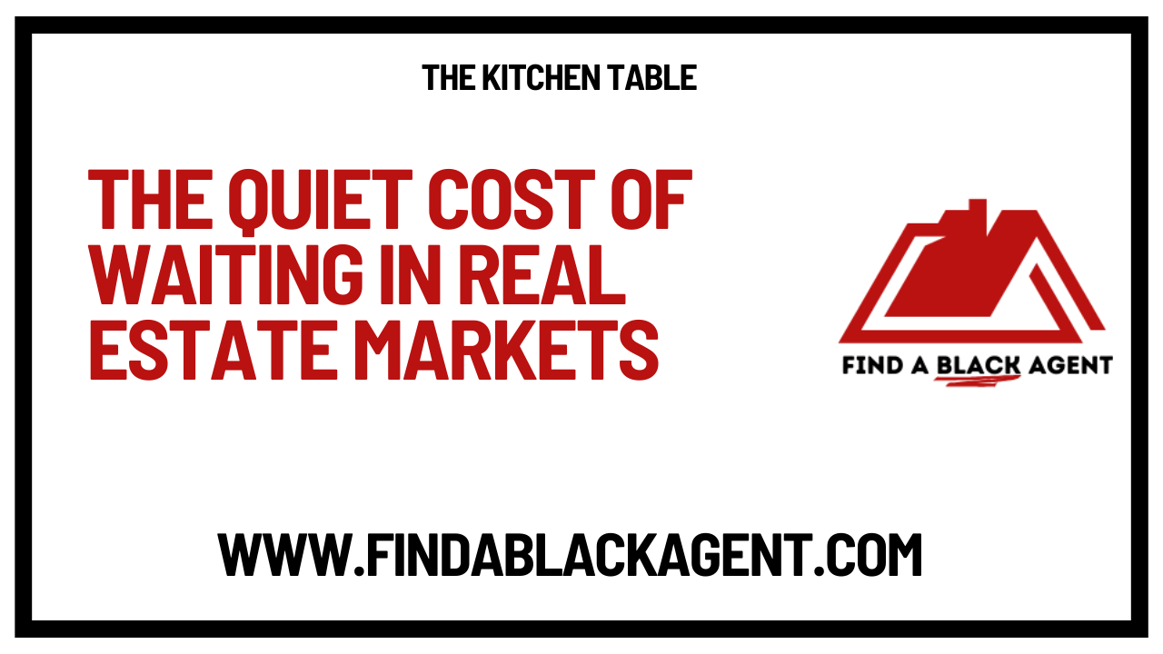 The Quiet Cost of Waiting in Real Estate Markets
