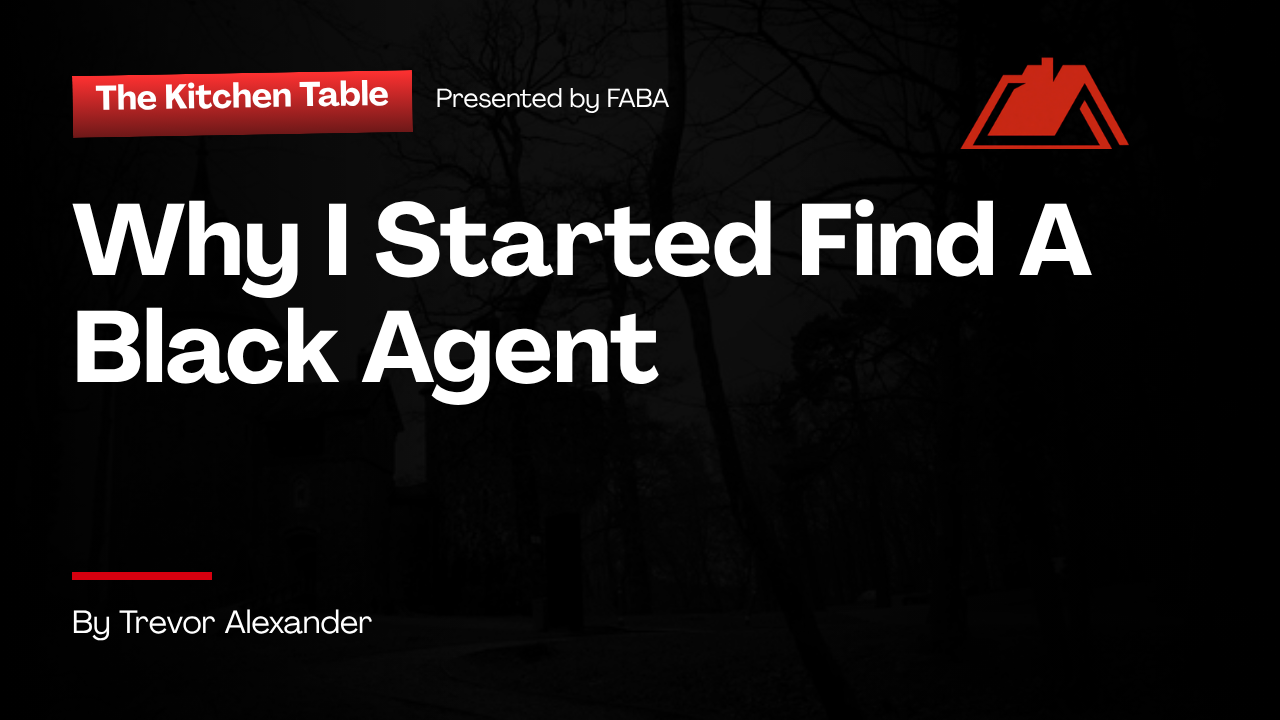 Why I Started Find A Black Agent