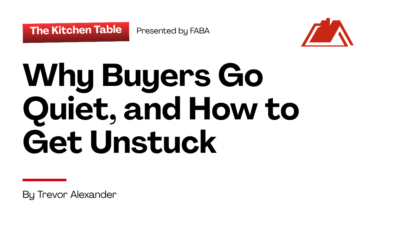 Why Buyers Go Quiet, and How to Get Unstuck