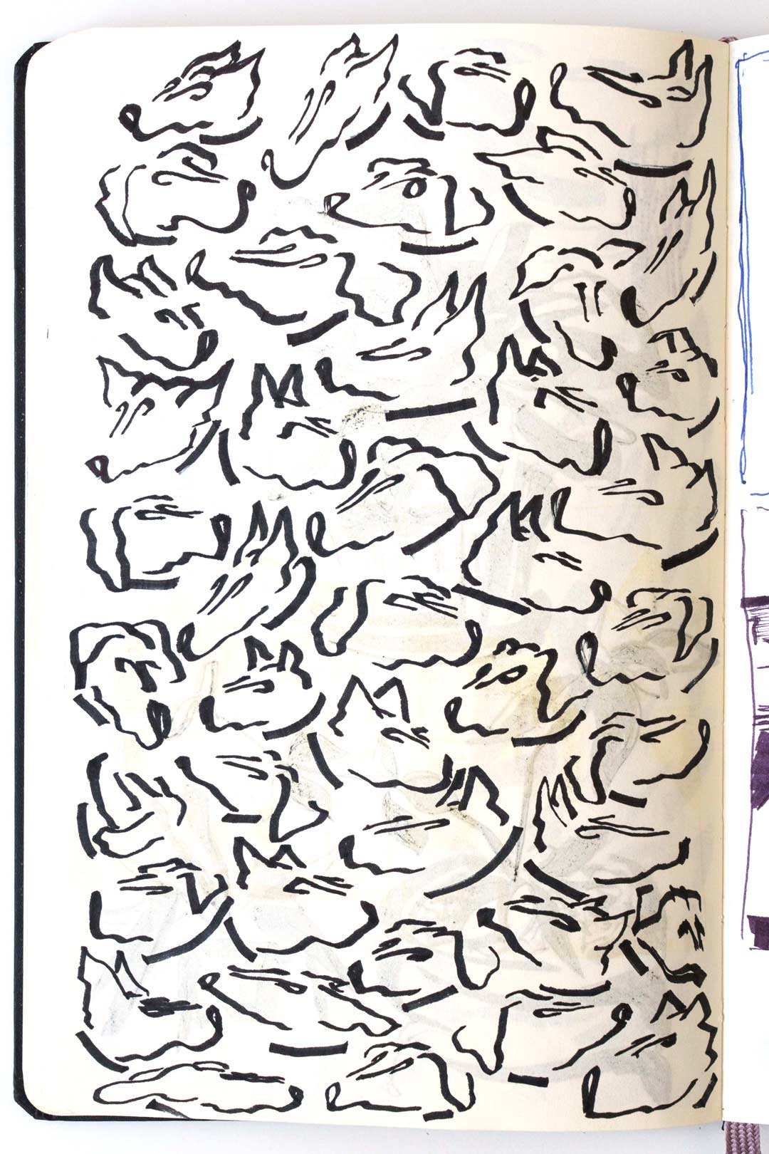 Poster for St. Jardim art night featuring one of my paintings