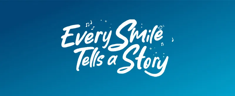 Gentle Dental type lockup "Every Smile Tells a Story"