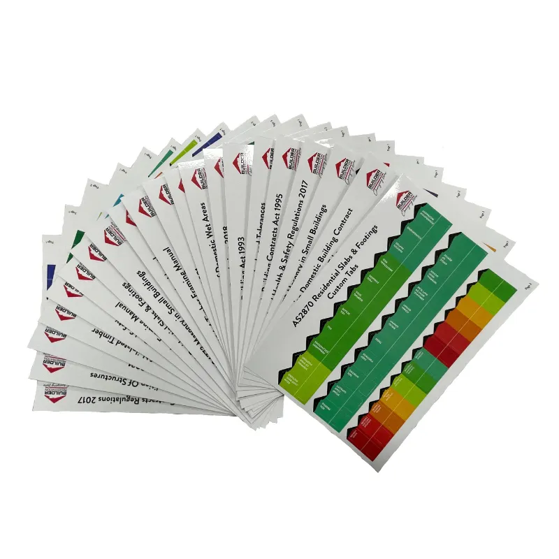 Standards & regulations custom tabs