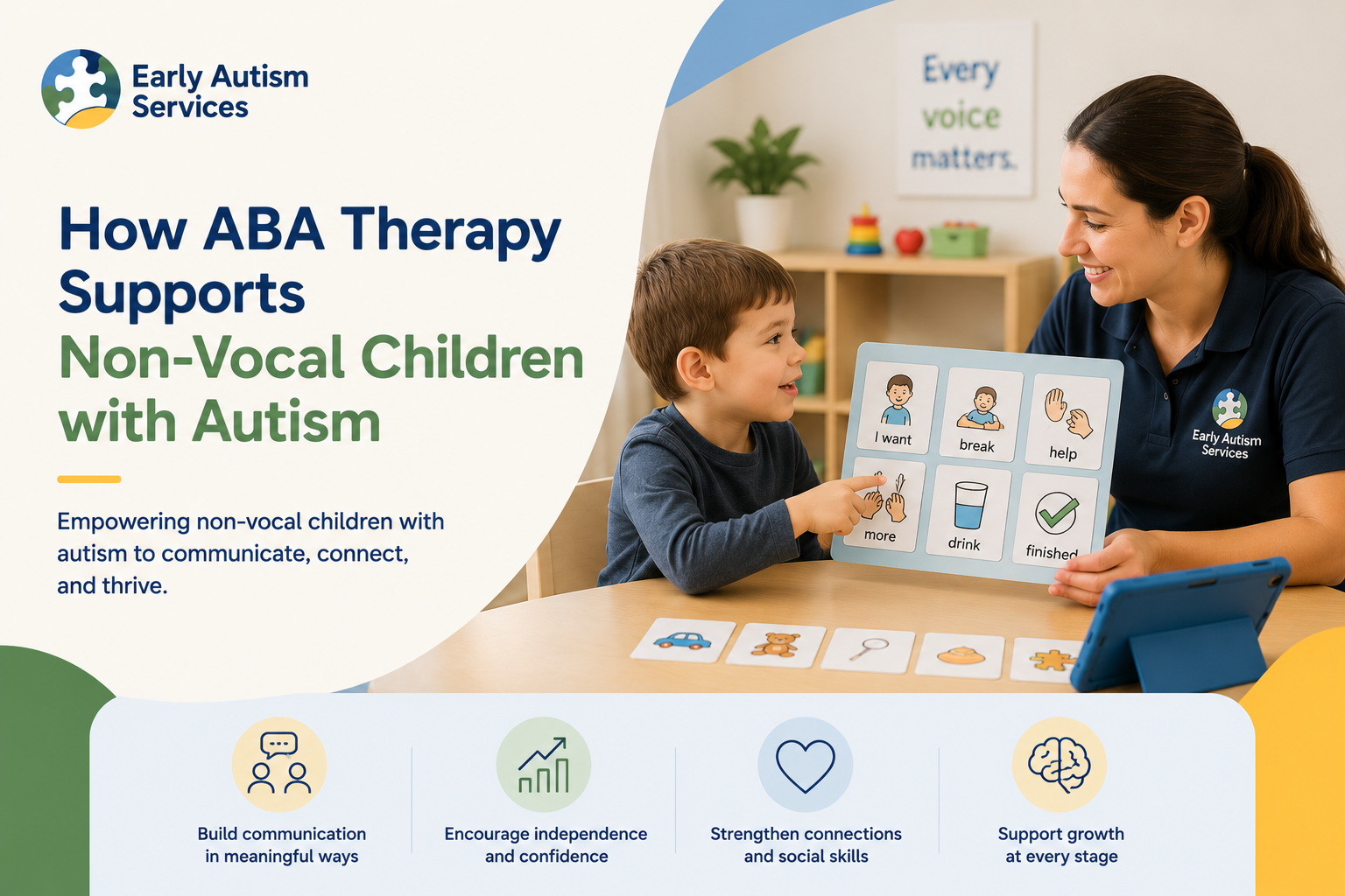 How ABA Therapy Supports Non-Vocal Children with Autism