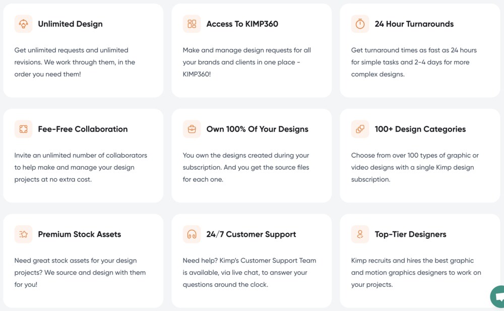 Kimp plan benefits