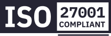 ISO 27001 Compliant Icon Dark
