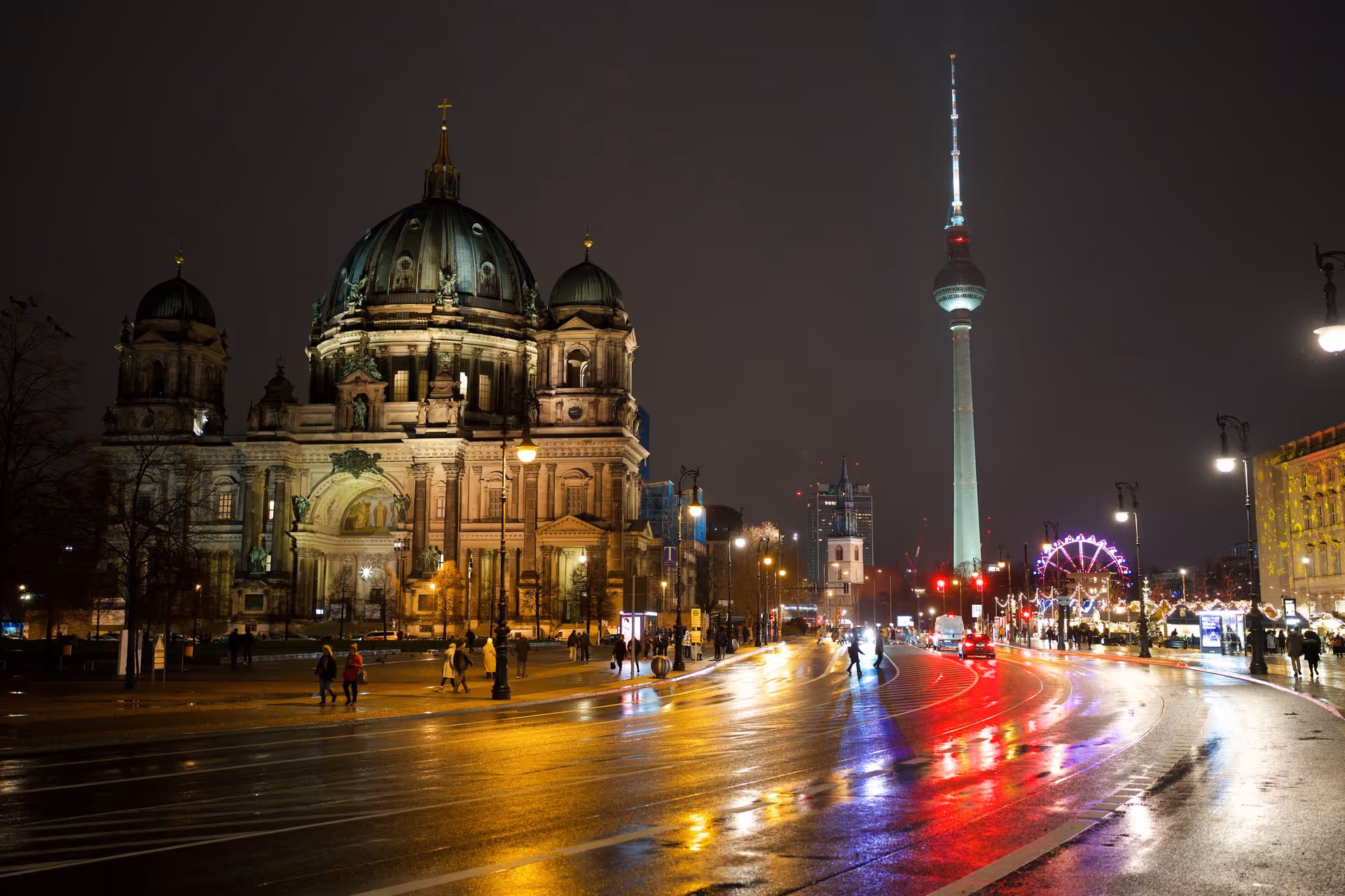 Berlin's Dom and famous tower TV