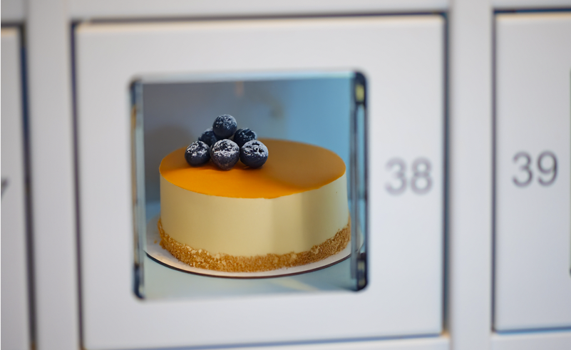 image d'un gateau dans un casier moncasierfrais.fr